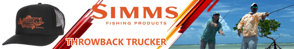 Simms Throwback Trucker, Black