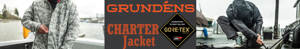 Grundens Charter Gore-tex Paclite Jacket Glacier Camo