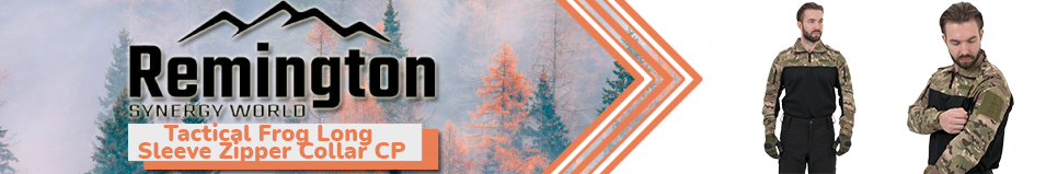 Remington Tactical Frog Long Sleeve Zipper Collar CP