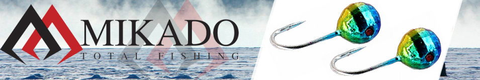 Мормышка вольфрамовая Mikado "DISCO" кембрик, кр. Hayabusa (Радуга)