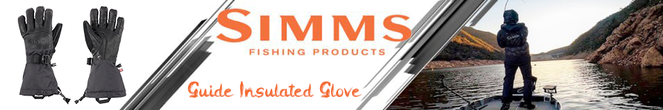 Simms Guide Insulated Glove, Black