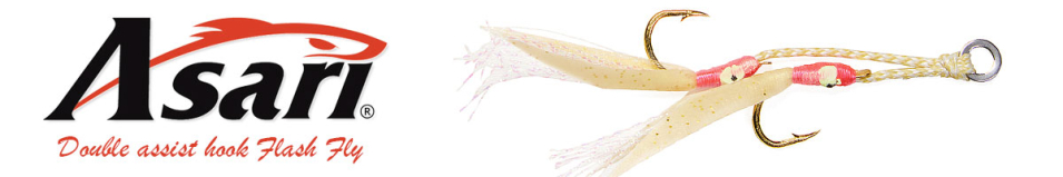 Asari Double Assist Hook Flash Fly