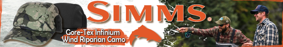 Simms Gore-Tex Infinium Wind Cap, Riparian Camo