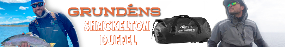 Grundens Shackelton Duffel, Black, 105L