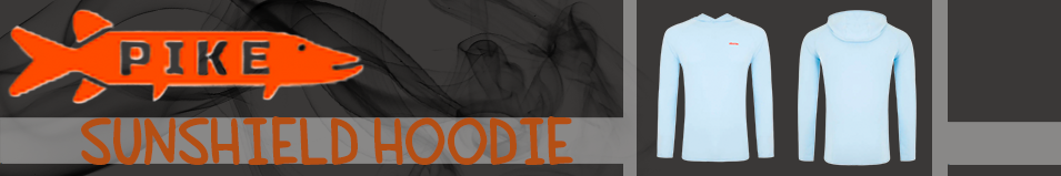 Pike Sunshield Hoodie Print Sky Blue