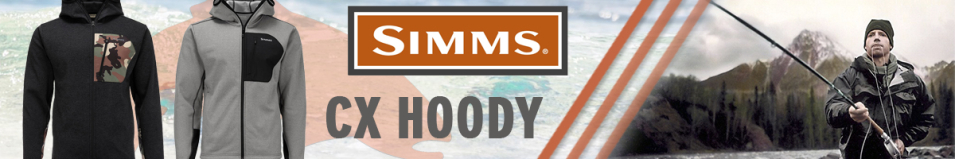 Simms CX Hoody, Black Heather