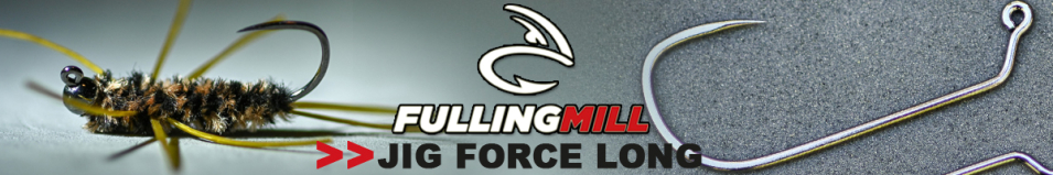Fulling Mill Jig Force Long B/N Barbless Hook