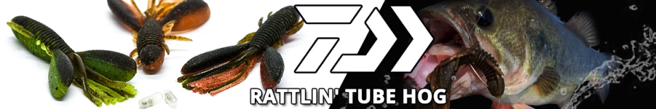 Daiwa Rattlin Tube Hog 3.8