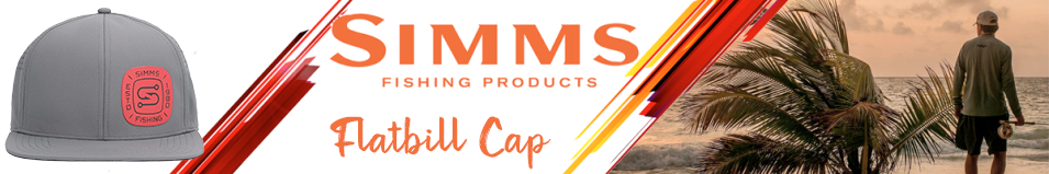 Simms Flatbill Cap, Slate