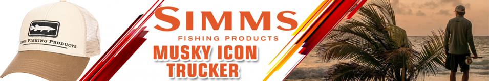 Simms Musky Icon Trucker, Tan