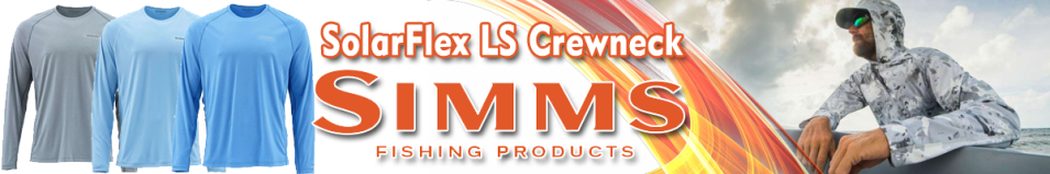 Simms SolarFlex LS Crewneck Solid, Pacific Heather