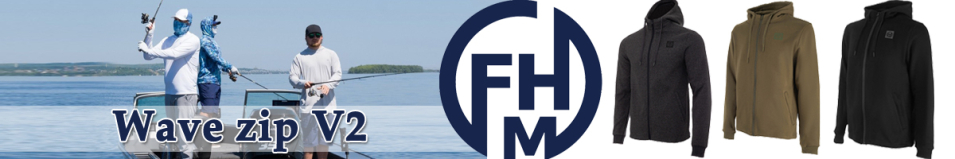 Худи FHM Wave zip V2 Черный