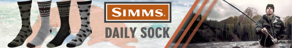 Simms Daily Sock, Woolly Bugger Moss