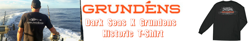 Grundens Dark Seas X Grundens Historic T-Shirt, Black