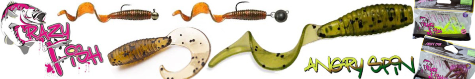 Crazy Fish Angry Spin 4"