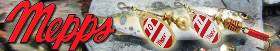 Mepps Aglia Blanc Rouge