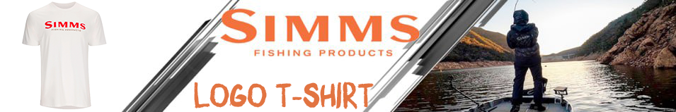 Simms Logo T-Shirt, White