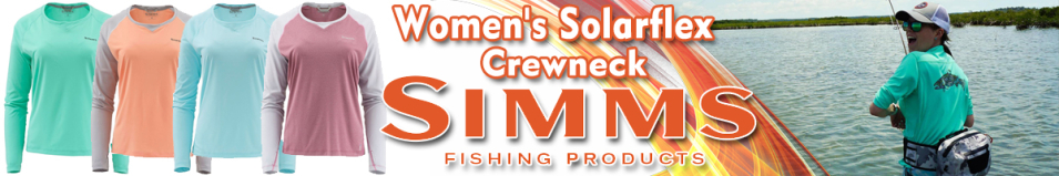 Simms Women's Solarflex Crewneck, Sea Breeze