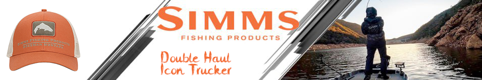Simms Double Haul Icon Trucker, Simms Orange