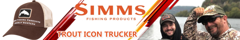 Simms Trout Icon Trucker, Mahogany