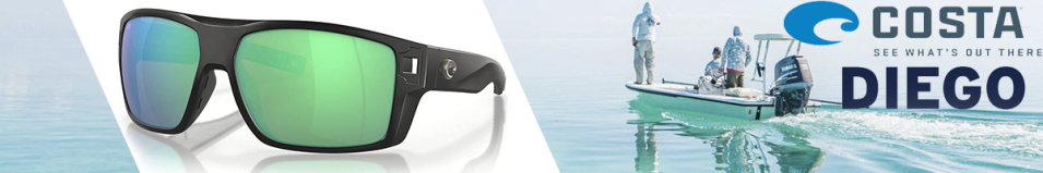 Costa Diego 580G (Matte Black/Green Mirror 580G, Large)