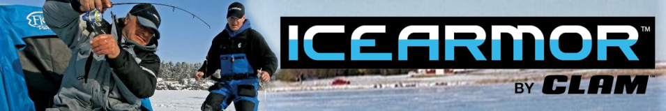 Clam IceArmor Extreme Suits Red/Gray