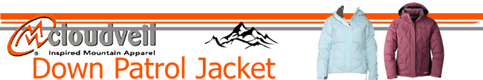 Cloudveil Down Patrol Jacket Glacier