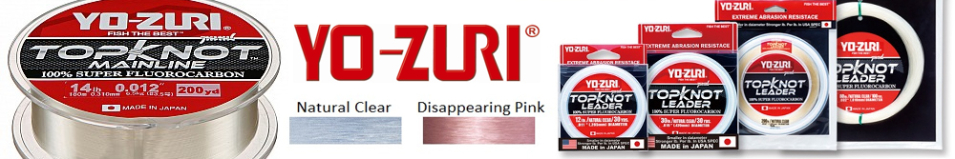 Yo-Zuri Topknot Leader Fluorocarbon 100% 30Yds