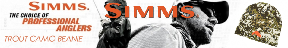 Simms Trout Camo Beanie River Camo