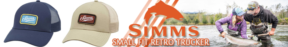 Simms Small Fit Retro Trucker Hat, Dark Moon