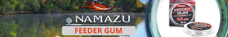 Namazu Feeder Gum Фидергам L-10м, прозрачный