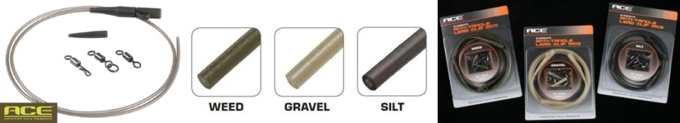 ACE Anti Tangle Tube & Lead Clips Rigs