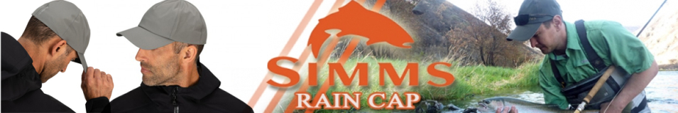 Simms Gore-Tex Rain Cap, Steel