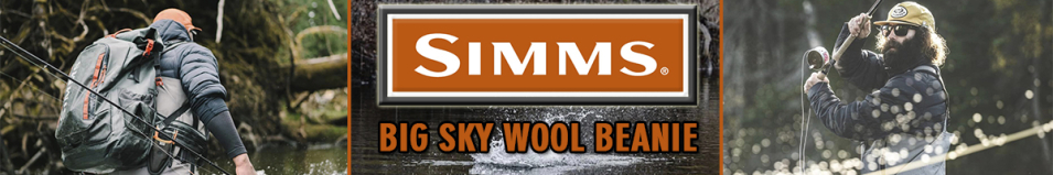 Simms Big Sky Wool Beanie, Carbon