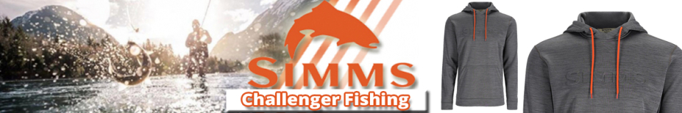 Simms Challenger Fishing Hoody, Slate