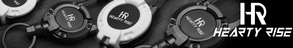 Hearty Rise Magnetic Carabiner Pin on Reel HPI-2704