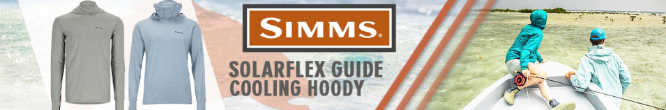 Simms SolarFlex Guide Cooling Hoody, Cinder