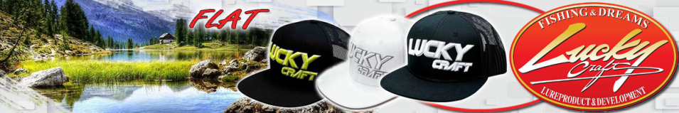 Lucky Craft Flat - Black and White/Gray