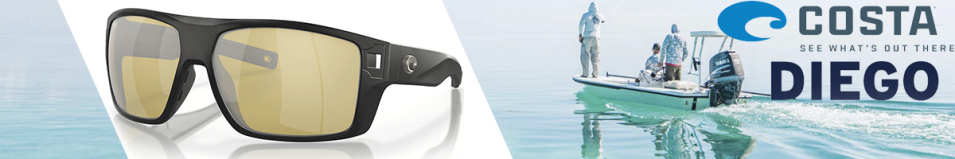 Costa Diego 580G (Matte Black/Sunrise Silver Mirror 580G, Large)