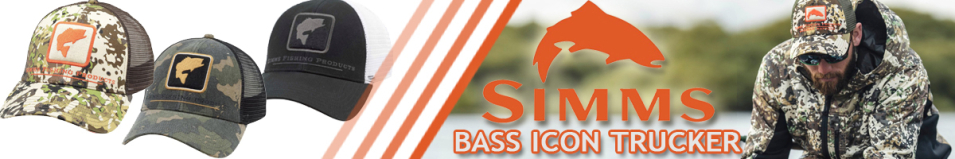 Simms Bass Icon Trucker, River Camo