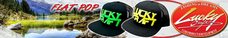 Lucky Craft Flat POP - Black and Yellow