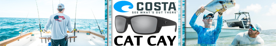 Costa Cat Cay 580 P Black/Silver Mirror