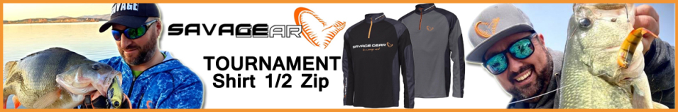 Savage Gear Tournament Shirt 1/2 Zip Sedona Grey