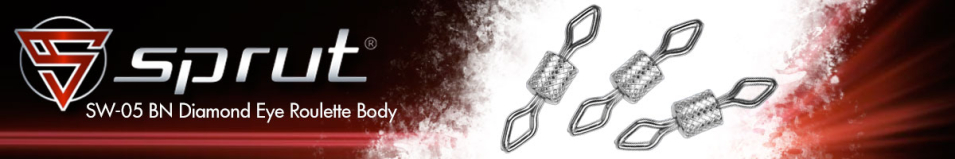 Sprut SW-05 BN Diamond Eye Roulette Body Rolling Swivel