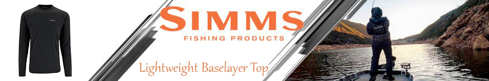 Simms Lightweight Baselayer Top, Carbon