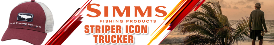 Simms Striper Icon Trucker, Rusty Red