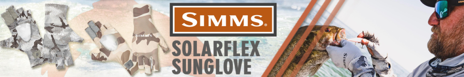 Simms SolarFlex SunGlove, Woodland Camo Sandbar
