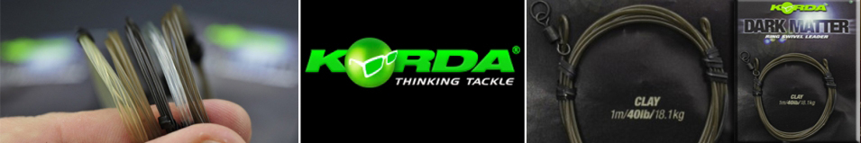 Korda Dark Matter Leader Size 8 Ring Swivel 100см