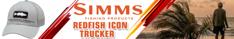 Simms Redfish Icon Trucker, Granite