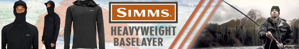 Simms Heavyweight Baselayer Hoody, Black